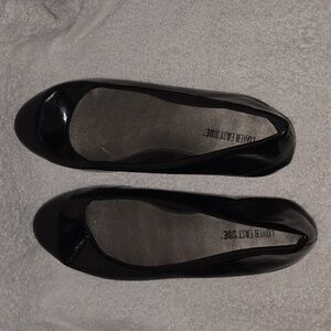 Black patent leather flats by lower east side 13w